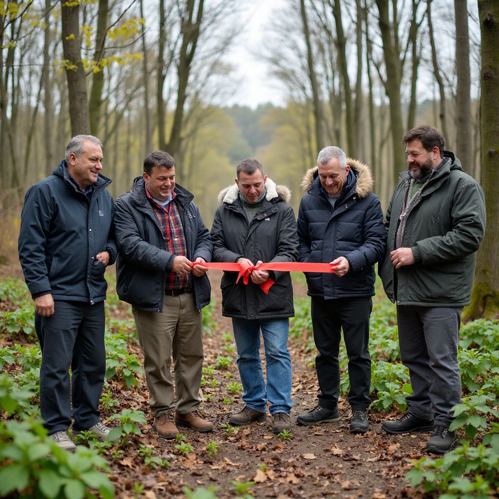 Ceremonia de inaugurare a unei noi arii protejate